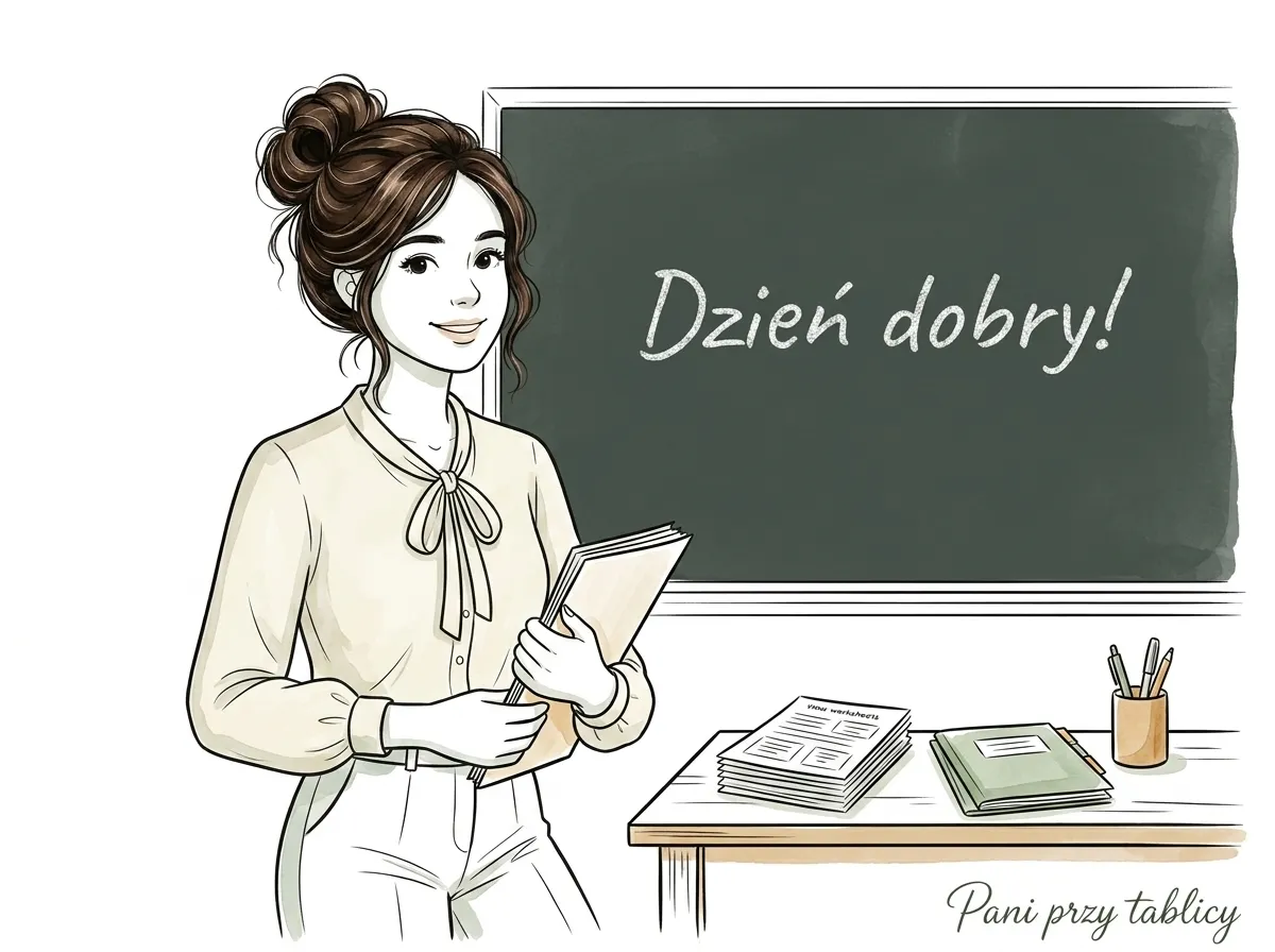 Wchodzisz do klasy przygotowana